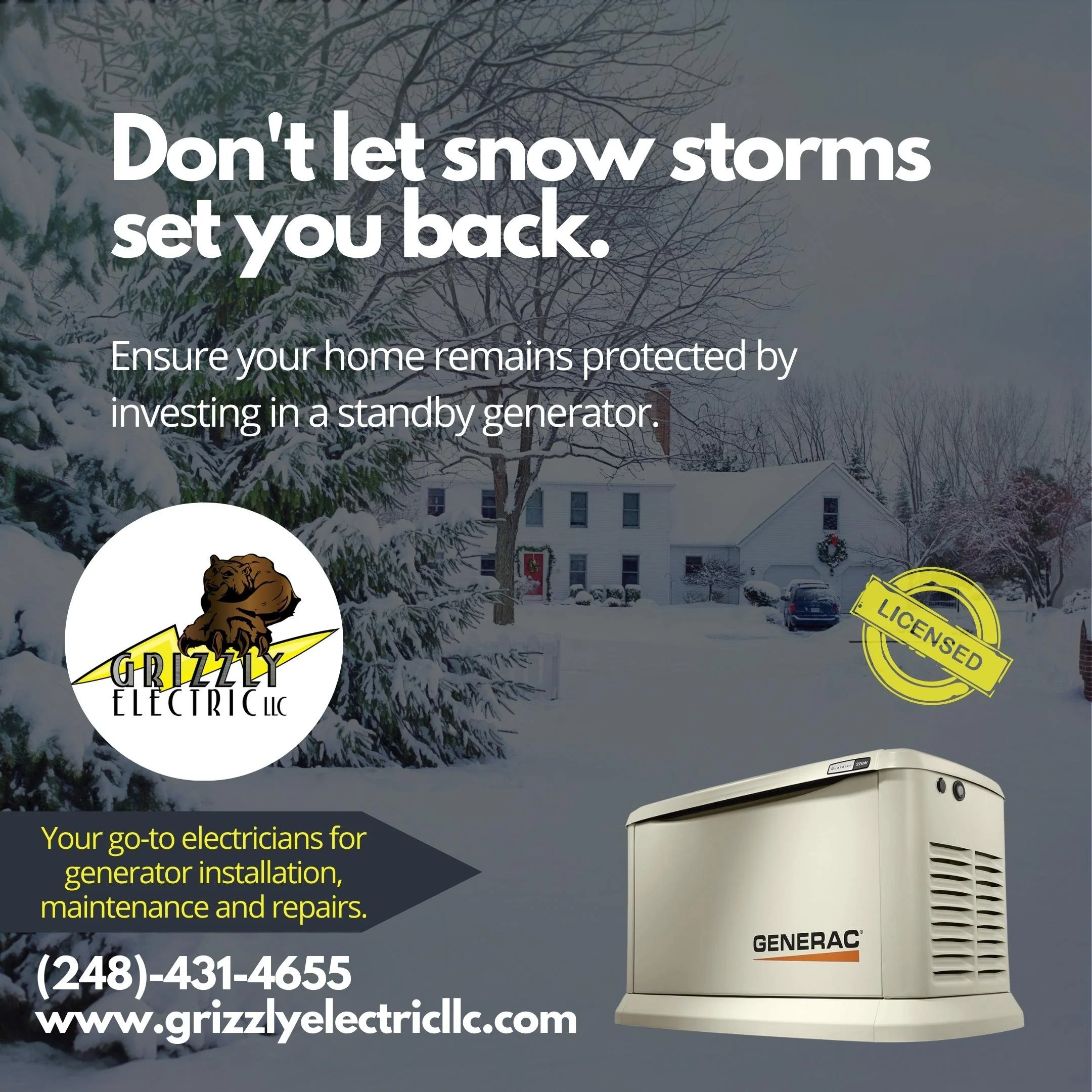 Snow storm generator promotion