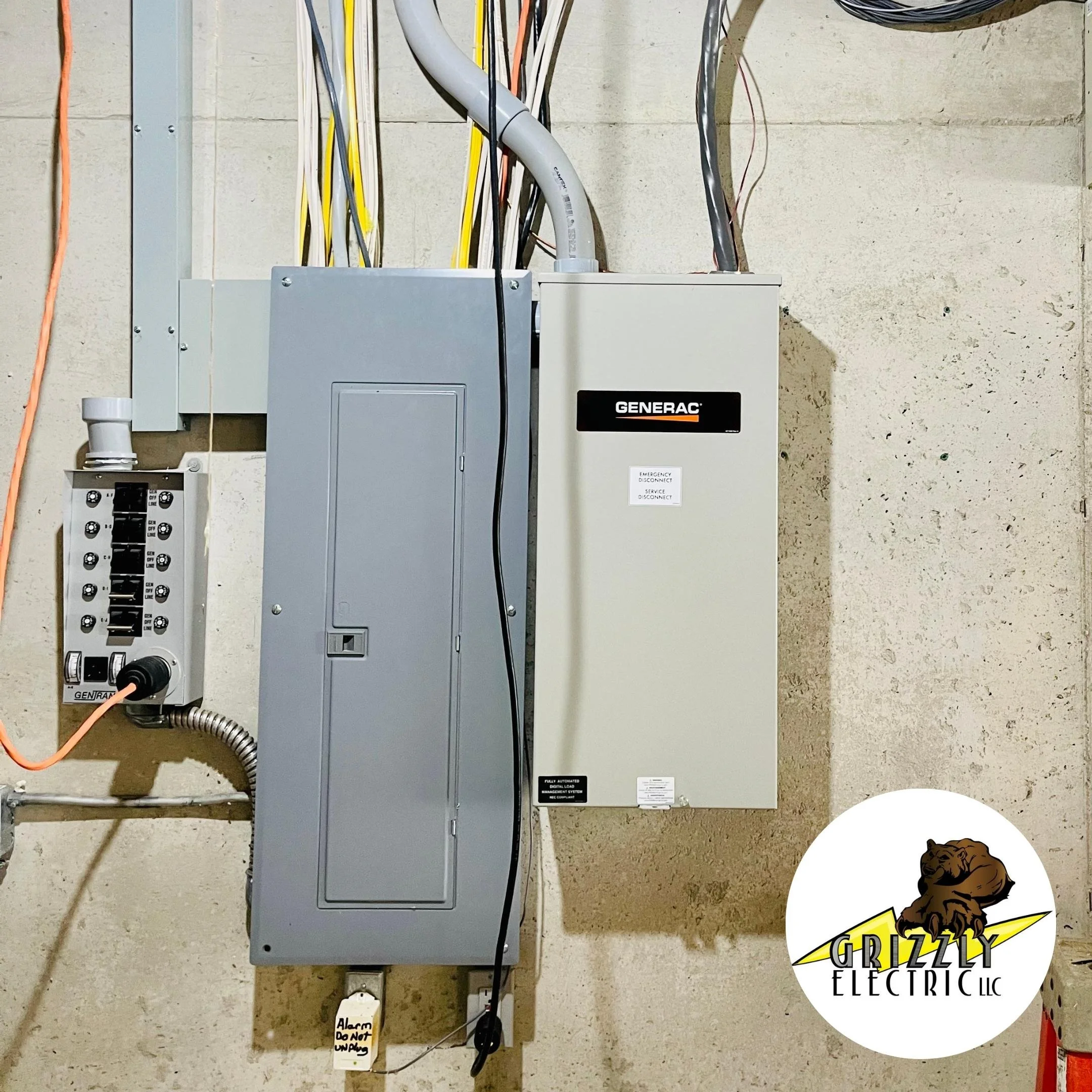 Residential generator installation photo