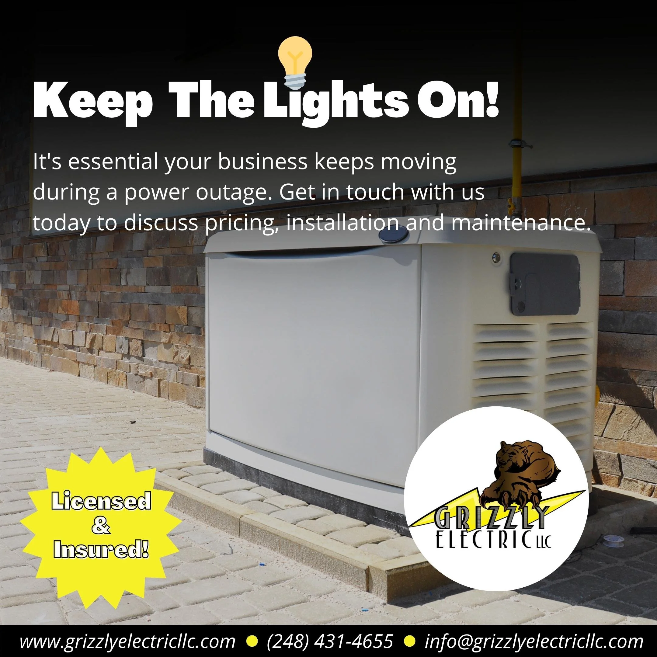 Generator service promotion
