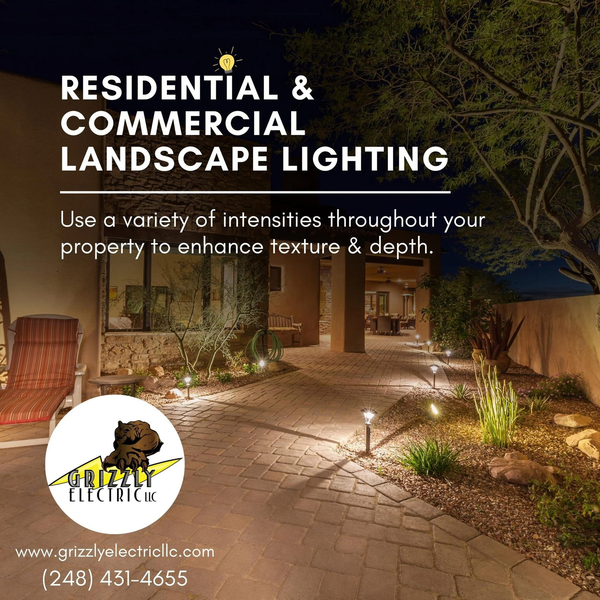 Residential and commercial landscape lighting