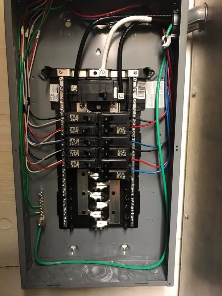 Electrical panel replacement photo