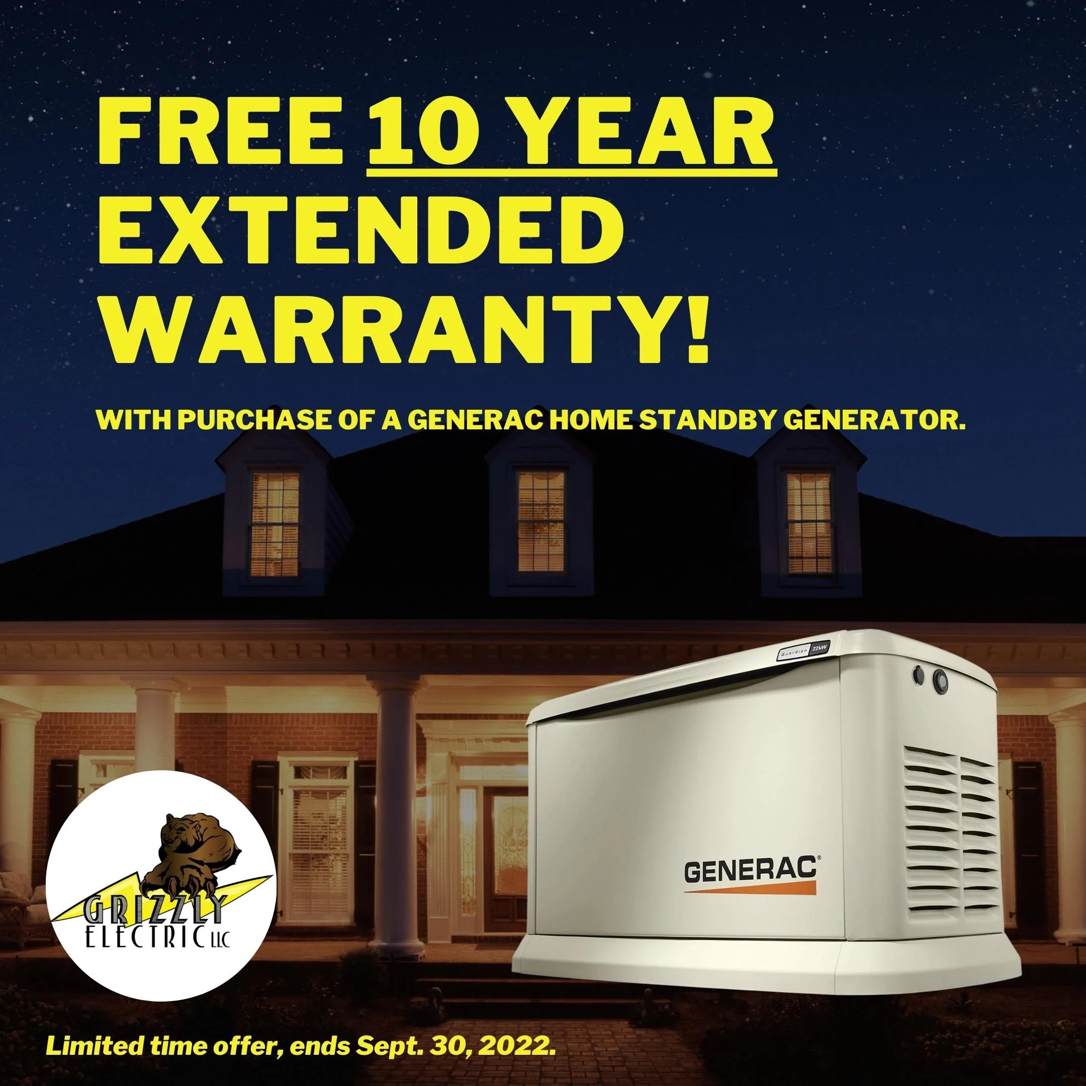 Free ten year extended warranty